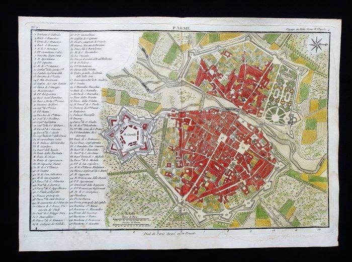 Europa - Italië / Emilia-Romagna / Parma; J.J.F. De Lalande, Boeken, Atlassen en Landkaarten