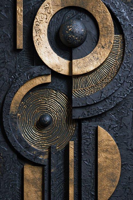 Lea Ottavi - Obsidian Solar Relics XXL, Antiek en Kunst, Kunst | Designobjecten