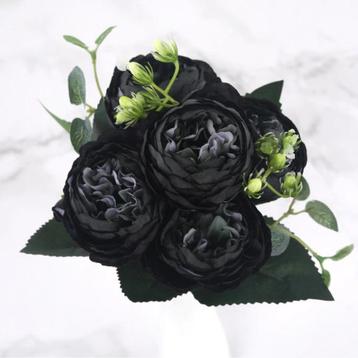 Kunst Boeket - Zijden Rozen Roos Bloemen Luxe Boeketten, Verzenden
