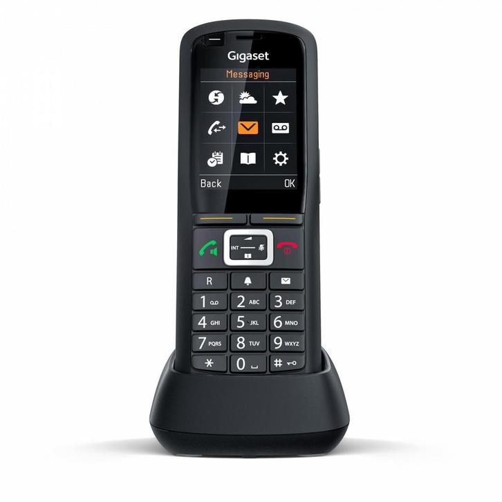 Gigaset R700H Pro Bluetooth/DECT-Handset Zwart, Telecommunicatie, Telefooncentrales, Nieuw, Ophalen of Verzenden