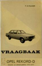 Vraagbaak opel record d 1972-1977, Boeken, Nieuw, Nederlands, Verzenden
