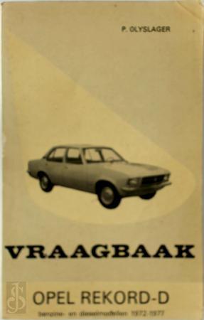 Vraagbaak opel record d 1972-1977, Livres, Langue | Langues Autre, Envoi