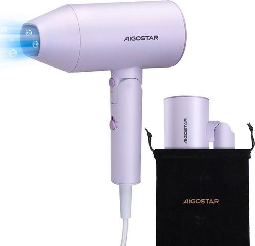 Aigostar Föhn - Haardroger - Reisföhn - Coolshot Functie - 2, Huis en Inrichting, Woonaccessoires | Overige, Verzenden