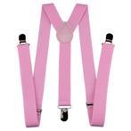 Fako Fashion® - Bretels - Effen - 100cm - Roze, Verzenden, Nieuw