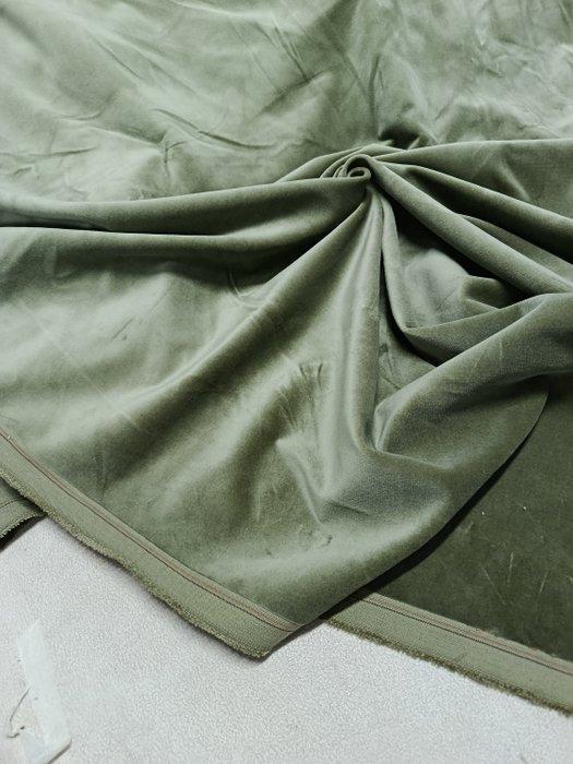 Lussuoso tessuto darredo verde sfumato - Meubelstof - 410, Antiek en Kunst, Antiek | Tapijten, Tafelkleden en Textiel