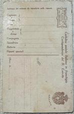 Italie - Première Guerre mondiale - carte postale de guerre