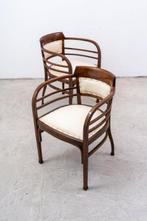Thonet - Otto Wagner - Stoel (2) - No. 6514 - Beuken, Leder