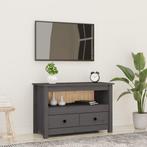 vidaXL Tv-meubel 79x35x52 cm massief grenenhout grijs, Huis en Inrichting, Kasten |Televisiemeubels, Verzenden, Nieuw