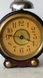 Wekker - Glas, Hout, Koper - 1900-1910 - Houten wekker met