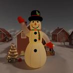 vidaXL Sneeuwpop met LEDs opblaasbaar 1000 cm, Diversen, Kerst, Nieuw, Verzenden