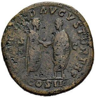 Empire romain. Lucius Verus (161-169 apr. J.-C.). Sestertius, Postzegels en Munten, Munten | Europa | Niet-Euromunten