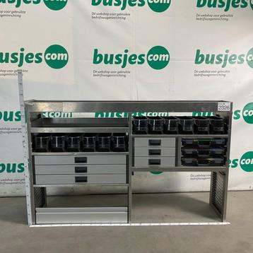 Aluca aluminium bedrijfswageninrichting gebruikt (nr 2326), Verzenden