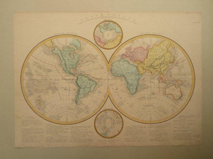 World - Continenten / Polen; M. Drioux et Ch. Leroy -, Boeken, Atlassen en Landkaarten