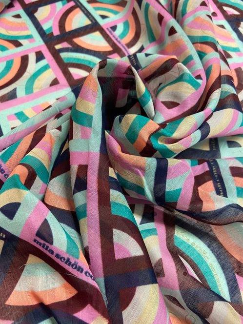 Mila Schön - Mila Schön - Textile  - 3 m - 1.4 m, Antiek en Kunst, Antiek | Tapijten, Tafelkleden en Textiel