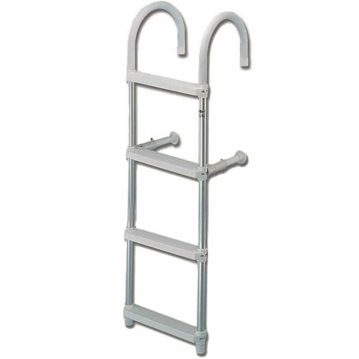 Aluminium Zwemtrap 4 Treden 117x37cm, Watersport en Boten, Bootonderdelen, Nieuw, Ophalen of Verzenden