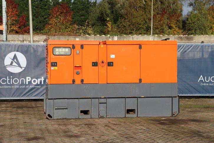 Veiling: Generator Atlas Copco QAS150 Diesel 2011 150kVA, Zakelijke goederen, Machines en Bouw | Aggregaten, Ophalen