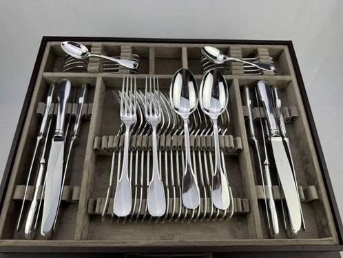 Christofle - Bestekset (128) - Cluny - Verzilverd, Antiek en Kunst, Antiek | Meubels | Tafels