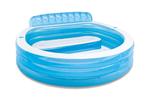 INTEX Zwembad met Zitje 224x216cm | OP = OP | 40%, Tuin en Terras, Zwembaden, Verzenden, Opblaaszwembad, Nieuw, 200 tot 400 cm