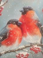 Tomasz Bednarski (1965) - Winter Bullfinches, Antiek en Kunst
