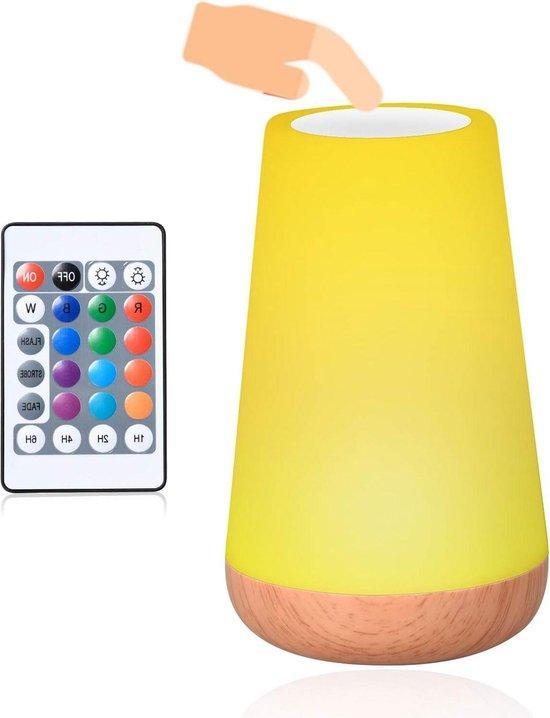 2dekans | Led-nachtlampje oplaadbaar - touch-bediening - 13, Huis en Inrichting, Woonaccessoires | Klokken, Ophalen of Verzenden