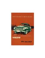 1957 VOLVO PV 444 INSTRUCTIEBOEKJE ENGELS