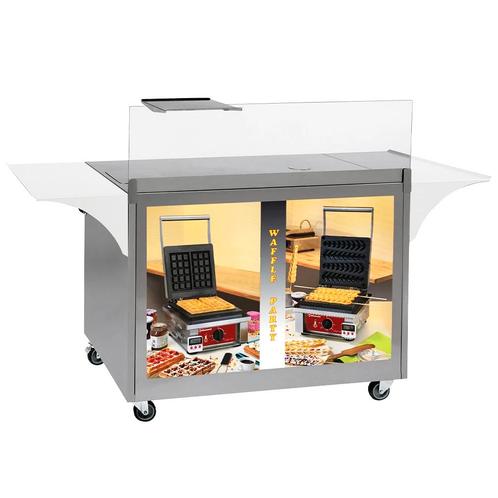 Wafelijzer Meubel | Verlicht Reclamepaneel | 0.4kW (230V) |, Zakelijke goederen, Horeca | Keukenapparatuur, Nieuw in verpakking