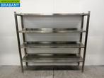 RVS Stelling Opbergrek 190 x 40 x 179 cm Horeca, Zakelijke goederen, Ophalen of Verzenden, Nieuw in verpakking