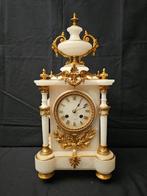 Tafelklok Napoleon III Albast, Verguld brons - 1850-1900, Antiquités & Art, Antiquités | Horloges