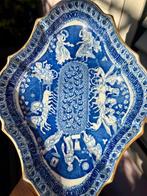 Spode - Schotel - Aardewerk - Blue italian Ercolano, Antiek en Kunst