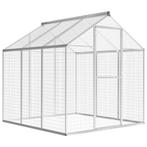 vidaXL Volière dextérieur Aluminium 183 x 178 x 194 cm, Dieren en Toebehoren, Verzenden