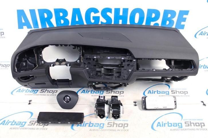 Airbag set - Dashboard zwart Volkswagen Touran (2015-heden), Auto-onderdelen, Dashboard en Schakelaars, Gebruikt, Volkswagen