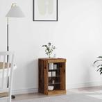 vidaXL Sideboard met LED Verlichting Oude Hout 41x37x67 cm, Verzenden, Nieuw