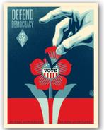 Shepard Fairey (OBEY) (1970) - Defend Democracy