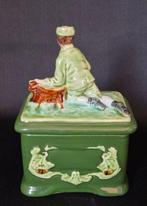 Pot à tabac - Faïence - Majolica avec jager