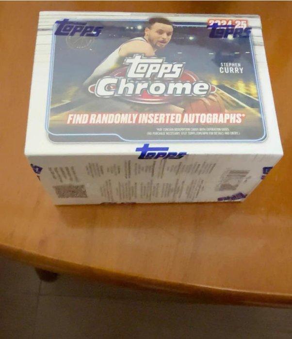2024/25 Topps Chrome NBA - 1 Box - Excellent (EX), Verzamelen, Stickers