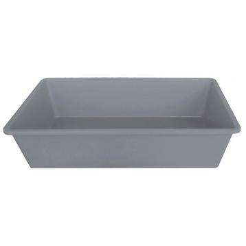 Bac à litière 40x30x 10 cm gris, sans bord - kerbl, Neuf