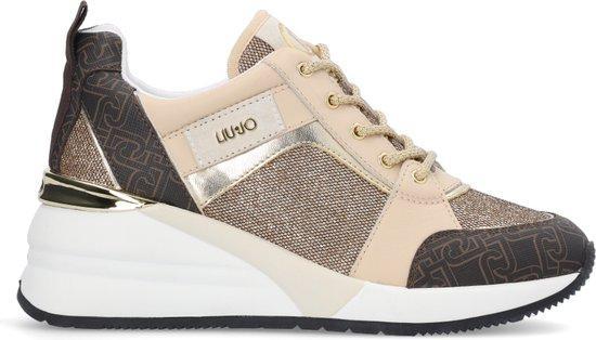 Liu Jo Alyssa 01 Dames Sneakers - Beige/Bruin - Maat 36, Kleding | Dames, Schoenen, Nieuw, Verzenden