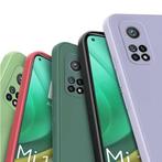 Xiaomi Mi 10T Lite Square Silicone Hoesje - Zachte Matte, Telecommunicatie, Nieuw, Verzenden