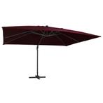vidaXL Zweefparasol met LED-verlichting 400x300 cm, Verzenden, Nieuw