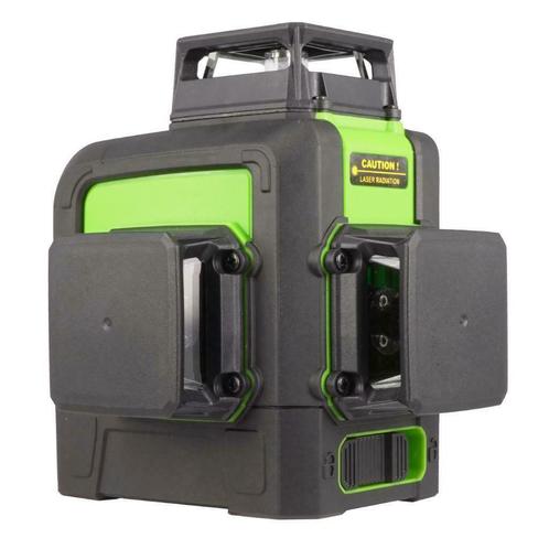TOP Laser X3DG: Groene 3D Laser met 3x360° Laserlijnen, Doe-het-zelf en Bouw, Meetapparatuur, Nieuw, Verzenden
