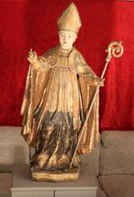 sculptuur, Groot beeld van een bisschop - 117 cm - Hout