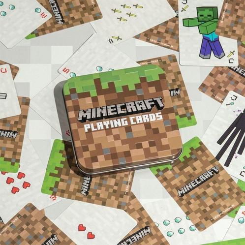 Minecraft Speelkaarten, Hobby en Vrije tijd, Gezelschapsspellen | Kaartspellen, Ophalen of Verzenden