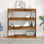vidaXL Boekenkast/Room Divider - Rustiek Hout - 100x30x103cm, Verzenden, Nieuw