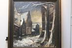 Arnout Colnot (1887- 1983) - Winter in Bergen., Antiek en Kunst, Kunst | Schilderijen | Klassiek