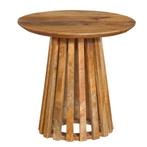 Salontafel Mangohout Rond Zara Medium, Huis en Inrichting, Tafels | Salontafels, Verzenden, Rond, Nieuw, Industriële meubels