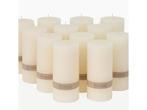 Veiling - 12x Essentials | Kaarsen Offwhite (7x14 cm)