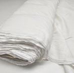 Puro LINO 100% fibre nobile Blanc Naturel Pas de repassage -