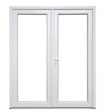 PVC  Dubbele deur Premium Plus b200xh215 cm Wit, Doe-het-zelf en Bouw, Glas en Ramen, Gevelraam of Ruit, Nieuw, Dubbelglas, 160 cm of meer