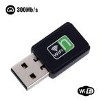 Wifi USB Mini Dongle Network Wireless  300Mb/s 802.11N, Informatique & Logiciels, Commutateurs réseau, Verzenden