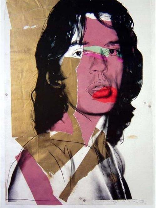 Andy Warhol - Andy Warhol - Mick Jagger - Années 2010, Antiek en Kunst, Kunst | Tekeningen en Fotografie